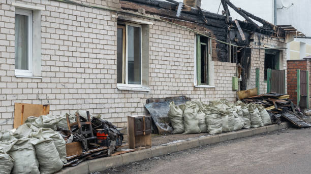 Professional Soot Cleanup technician working in Elmwood, WI